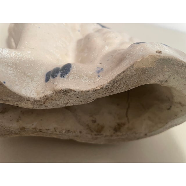 Late 19th Century Cobalt-Decorated Ohio Stoneware Spaniel Figure or Doorstop For Sale - Image 9 of 10