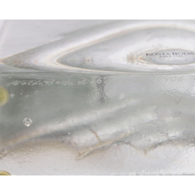 Transparent Kosta Boda Icon Eyewitness Glass Sculpture by Bertil Vallien For Sale - Image 8 of 8