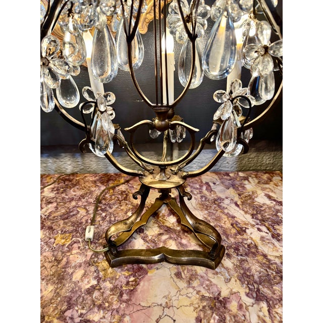 Pair Large French Bagues-Style Gilt Bronze Girandoles For Sale - Image 9 of 13