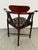 Auburn Oriental Hand Carved Corner Armchair For Sale - Image 8 of 12