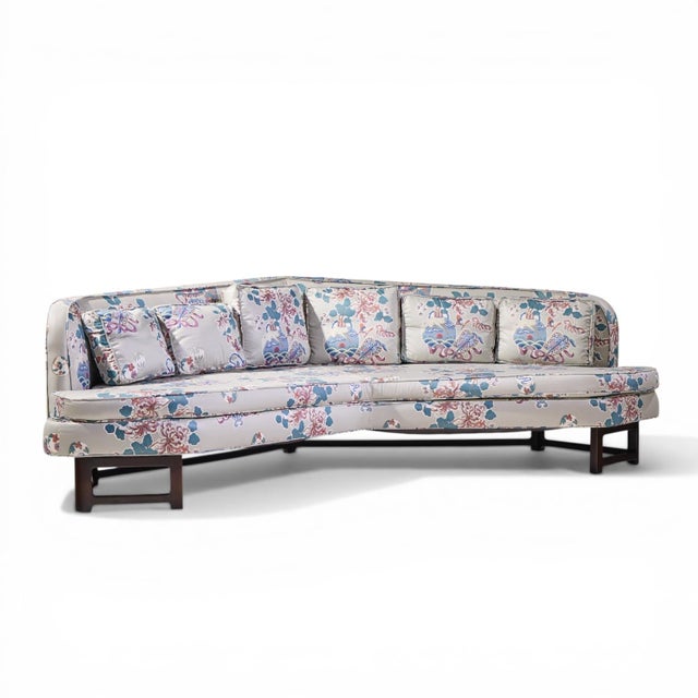 Edward Wormley for Dunbar 6392A Mid Century Janus Sofa This sofa measures: 103 wide x 34 deep x 31.25 inches high, with a...