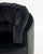 Mid 20th Century Luxxu "Otto" Black Velvet and Leather Armchair For Sale - Image 5 of 7