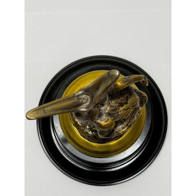 1920s Majestic Spanish Art Deco Pelican Bird Mascot Sculpture For Sale - Image 9 of 12