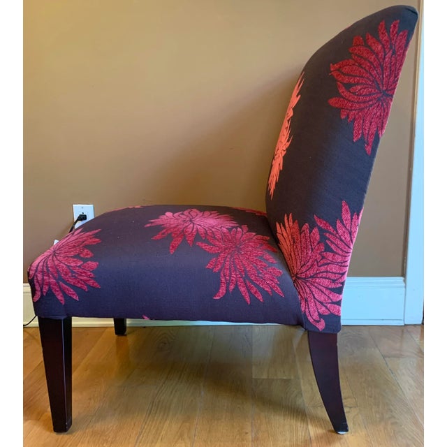 1990s 1990s Contemporary Upholstered Side Chair For Sale - Image 5 of 6