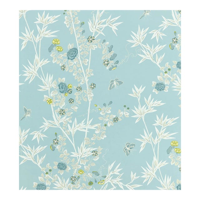 The House of Scalamandre Jardin De Chine Wallcovering, Ciel For Sale
