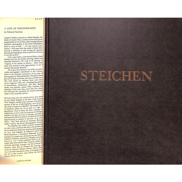 Traditional "A Life in Photography" 1963 Steichen, Edward For Sale - Image 3 of 10
