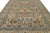 Hand-Knotted Modern Bidjar Hi-Lo Textured Rug Beige Wool Rug Floral & Vine Motif For Sale - Image 9 of 11
