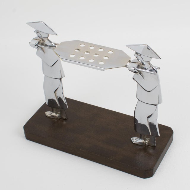 Chrome Art Deco Bakelite and Chrome Barware Cocktail Picks, Circa 1930 For Sale - Image 8 of 11