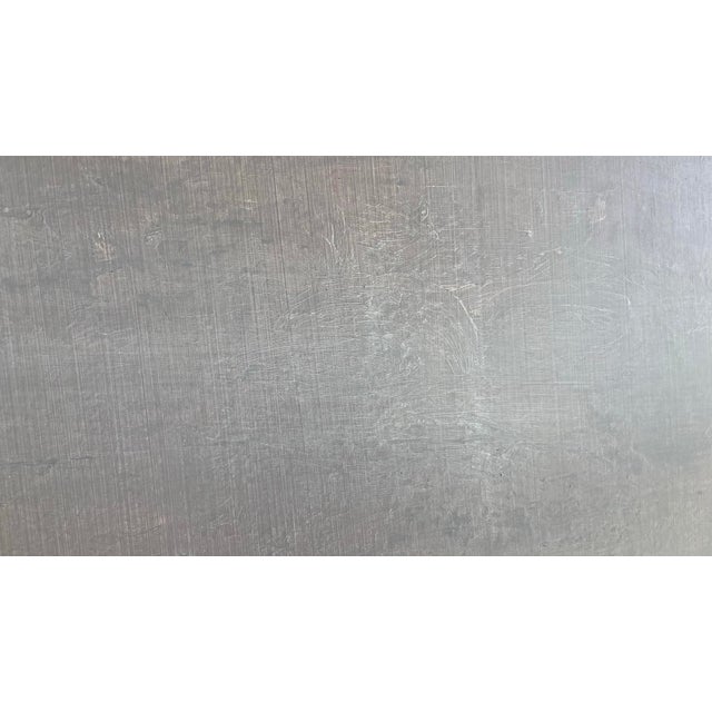Met and Moma Museum Collected Artist Yuri Kuper Seascape Painting Vintage Brutalist Minimalist Dark Modern For Sale In Savannah - Image 6 of 9