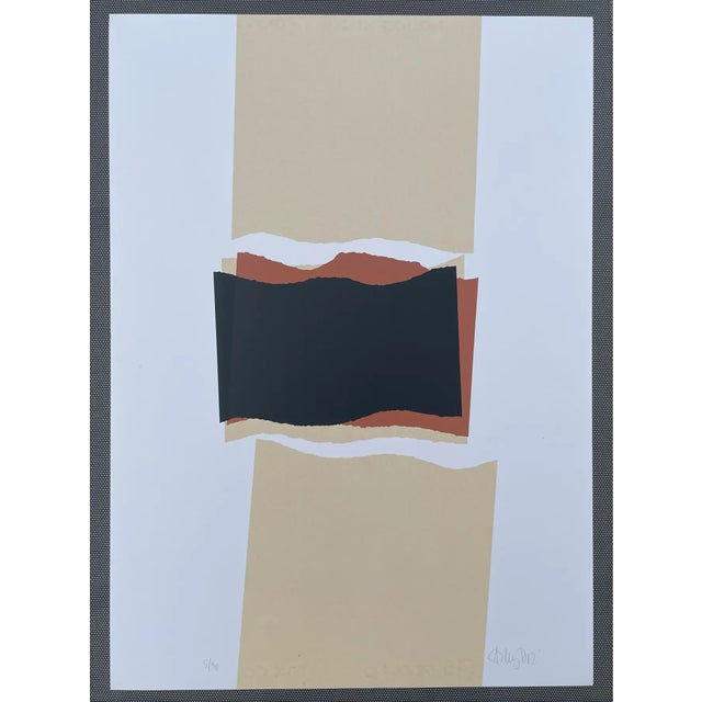 Set of four postmodern lithographs by Danish artist Benny Dore (born 1948). Pencil signed and each in the set numbered 82...