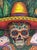 Ricardo Maya Contemporary Mexican Folk Art Día De Los Muertos Painting For Sale In Los Angeles - Image 6 of 15