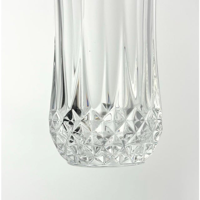 2000 - 2009 Cristal D’Arques Longchamp Set of 12 Crystal Highball Tumbler Glasses For Sale - Image 5 of 7