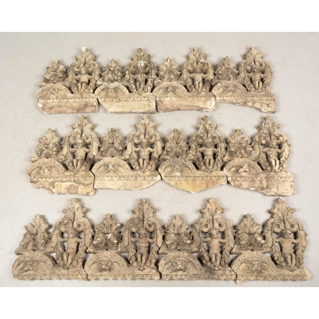19th Century French Terracotta Garden Tiles, Set of 12 For Sale - Image 4 of 11