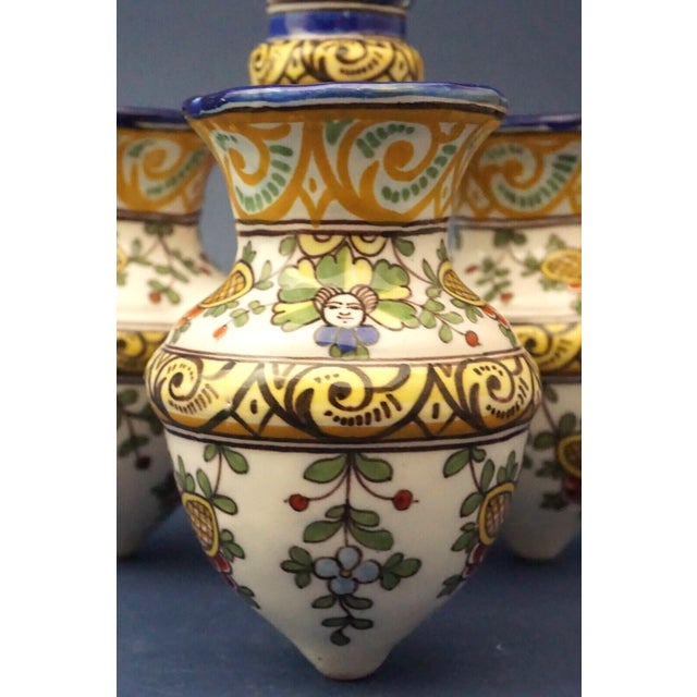 Ceramic Composite Vase by G.M. Antoine Montagnon for Nevers, France, 19th Century For Sale - Image 11 of 18