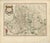 Antique Map Beauvais, Picardy France – Blaeu Hand Colored c.1642 : A richly detailed and highly decorative 17th-century...
