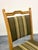 A fine set of 4 carved / figured oak Danish dining chairs. The chairs are upholstered in a quality striped, wool based,...