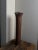 Antique Cylindrical Tall Japanese Woven Rattan Vase For Sale - Image 9 of 10