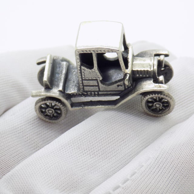 A handmade Italian miniature from the 1970s 1980s, crafted in Continental Silver and hallmarked 800 which stands for...