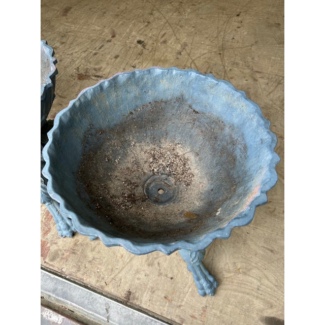 Rare Neoclassical Antique Garden Urns- A Pair For Sale - Image 17 of 17