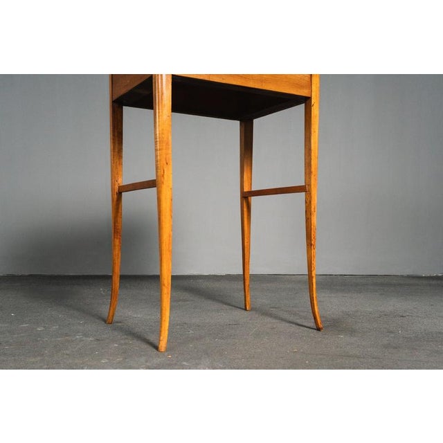 Orange 19th Century Biedermeier Sewing Table For Sale - Image 8 of 18