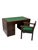 Art Deco Modernist Desk and Armchair in Oak, 1920s, Set of 2 For Sale - Image 4 of 18