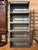 Early 20th Century Vintage 5-Section Industrial Steel Bookcase For Sale - Image 5 of 12