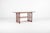 A striking wooden coffee table designed by a.a. Patijn for zijlstra joure in the 1950s, most likely part of the poly z...