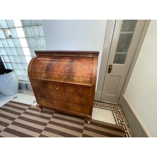 Early 20th Century Swedish Biedermeier Style Secretary Chest For Sale In Raleigh - Image 6 of 18