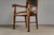 Art Nouveau Armchair in Oak and Leather For Sale - Image 15 of 17