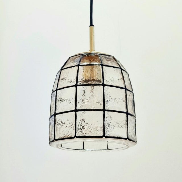 Mid-Century Modern Mid-Century Modern Glass Pendant from Limburg, Germany, 1960s For Sale - Image 3 of 12