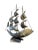 Mid-Century Hand-Carved Horn Sail Boat For Sale - Image 4 of 5