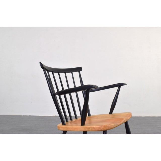 Black Mid-Century Modern Swedish Rocking Chair, 1960s For Sale - Image 8 of 11