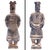 Ceramic Vintage 1980's Chinese Terra Cotta Tomb Warrior Figures - Set of Three For Sale - Image 7 of 13