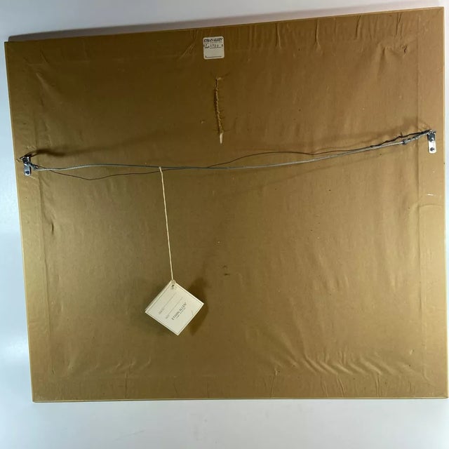 Wood Watercolor Art Print Still Life Framed William Buffet Hibiscus and Pears Ethan Allan For Sale - Image 7 of 9