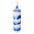 25” Tall Watercolor Blue and White Ceramic Floor Bottlevase For Sale