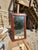 Large Brown Wood Frame Mirror For Sale - Image 11 of 11