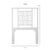 Modern Finn Platform Bed Twin Extra Long - Pool Blue For Sale - Image 3 of 12