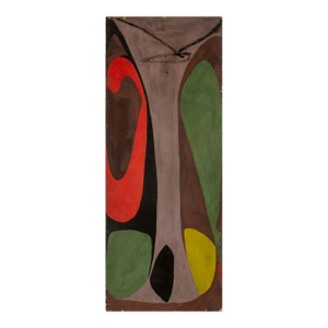 r.w. Smith Abstract Composition Oil on Board