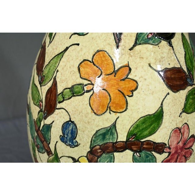 Green Polychrome Earthenware Vase by J.Massier for Vallauris, 1920s For Sale - Image 8 of 18