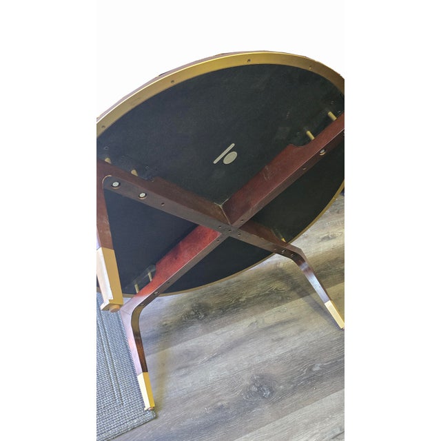 Brown Vintage Baker Furniture Coffee Table STyl Thomas Pheasant Vendome Cocktail Table For Sale - Image 8 of 15