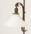 Vintage Arts and Crafts Style Bronzed Wrought Iron Lamp For Sale In New York - Image 6 of 6