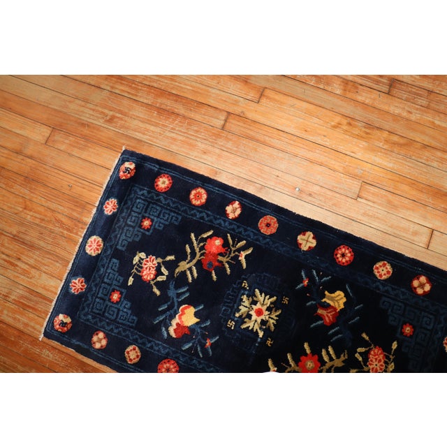 Chinese Scatter Size Early 20th Century Rug - 2' x 3'7" For Sale In New York - Image 6 of 7