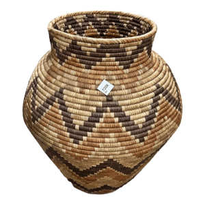 1970s Large Woven Basket
