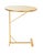 Metal Sionne Round C Table in Yellow / Gold For Sale - Image 7 of 8