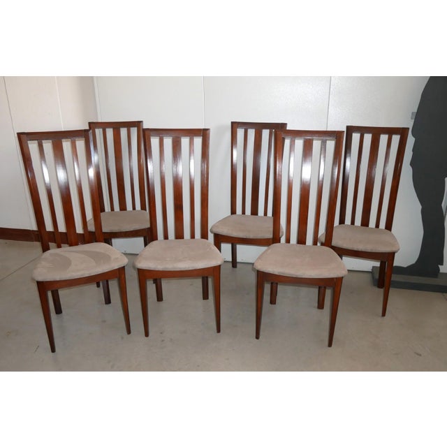 Vintage Dining Chairs in Beech, 2010s, Set of 6 For Sale - Image 10 of 13