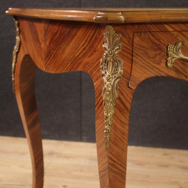French Louis XV Style Writing Desk, 1960s For Sale - Image 6 of 12