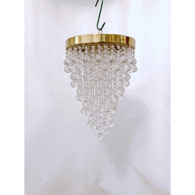 Mid Century Rainfall Chandelier Chairish