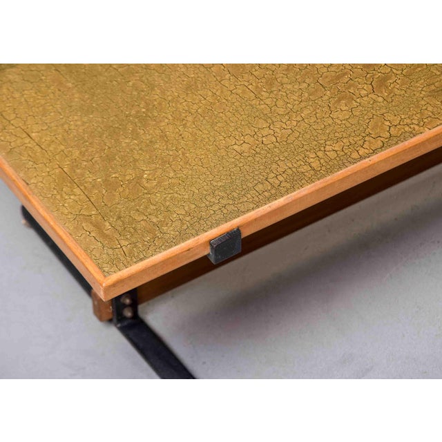 Mid-Century Italian Cocktail Table With Craquelure and Enamel Top For Sale - Image 11 of 12