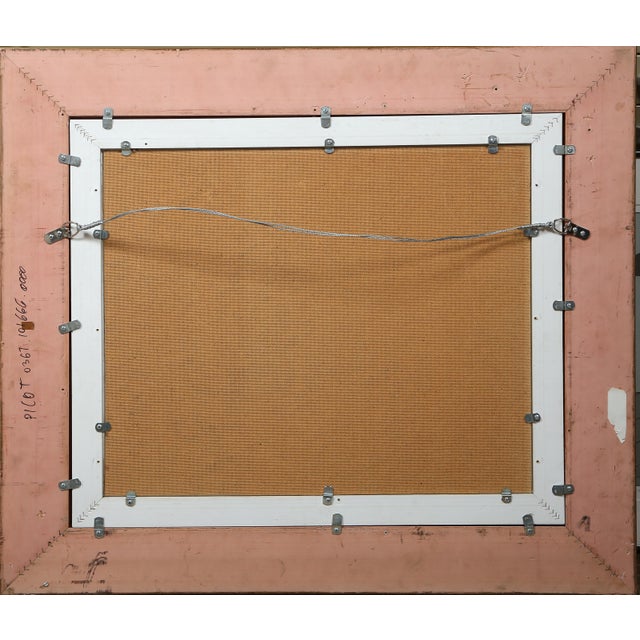 Charles Cobelle Paris Fountain, Charles Cobelle Acrylic on Canvas Painting For Sale - Image 4 of 4