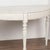 White Pair, 19th Century Swedish White Painted Large Demi Lune Consoles Side Tables For Sale - Image 8 of 14